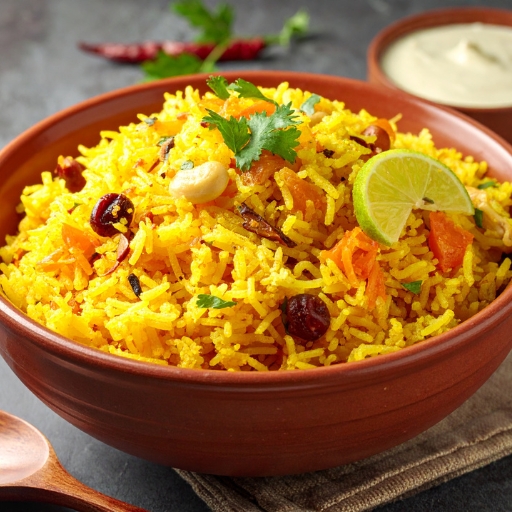 Veg Rajwadi Rice